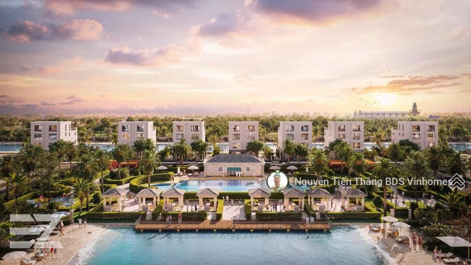 Bán biệt thự song lập phân khu hoàng gia diện tích đất 180m2, mt rộng 9m tại vinhomes royal island