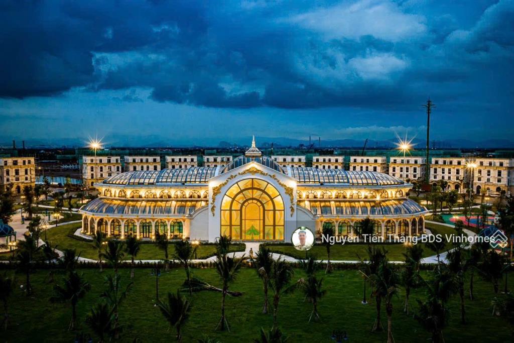 Bán biệt thự song lập phân khu hoàng gia diện tích đất 180m2, mt rộng 9m tại vinhomes royal island
