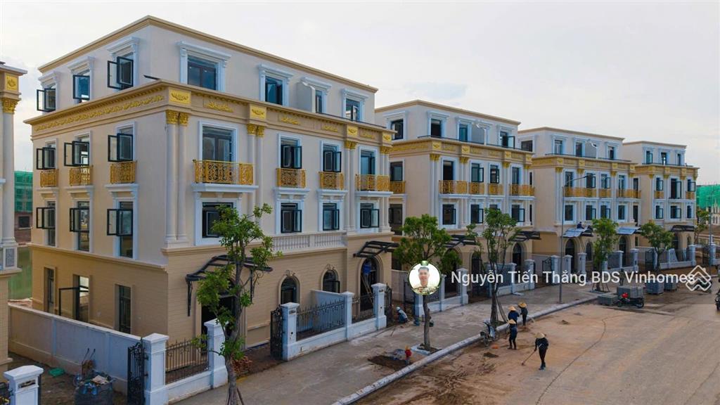 Bán biệt thự song lập phân khu hoàng gia diện tích đất 180m2, mt rộng 9m tại vinhomes royal island