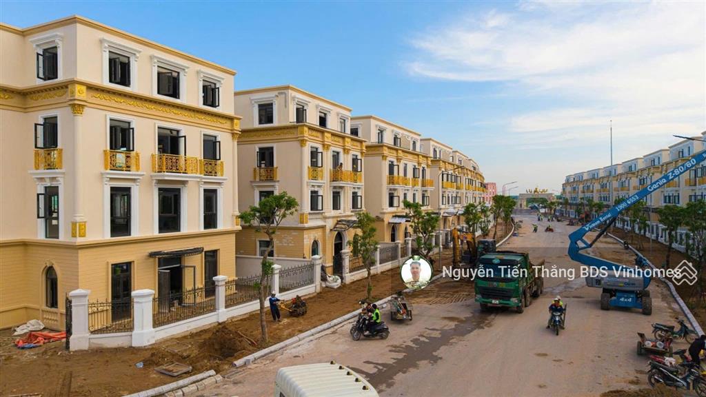 Bán biệt thự song lập phân khu hoàng gia diện tích đất 180m2, mt rộng 9m tại vinhomes royal island