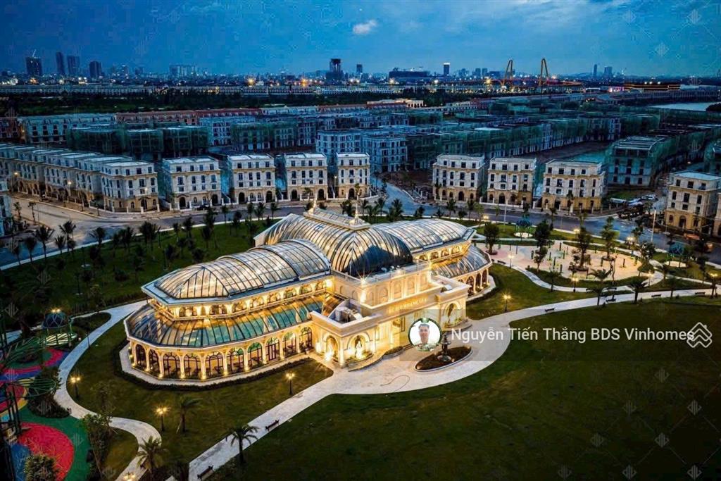 Bán biệt thự song lập phân khu hoàng gia diện tích đất 180m2, mt rộng 9m tại vinhomes royal island