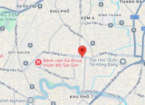 Quá ngộp! chỉ 112tr/m2 mặt tiền ngay phan đăng lưu dt 20x20m  ctxd hầm 7 tầng giá 45 tỷ tin thật