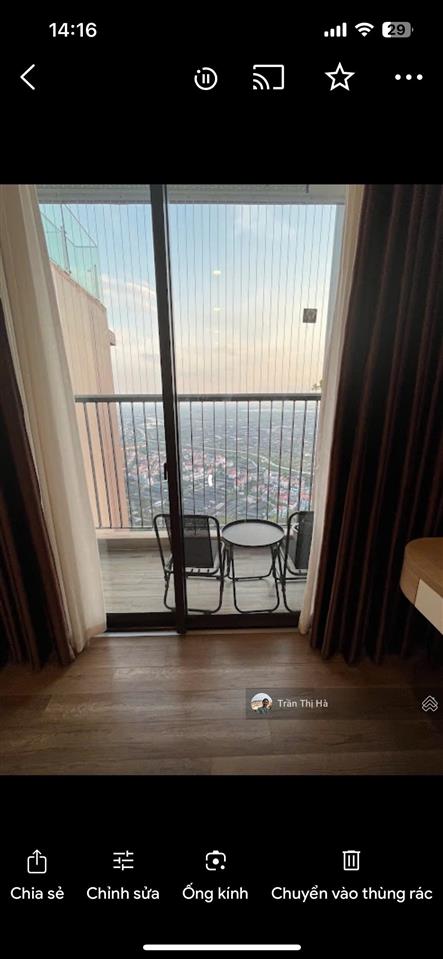 Bán gấp studio haven park h23902 tầng 39, view biệt thự đảo, ban công đông nam, nội thất đẹp