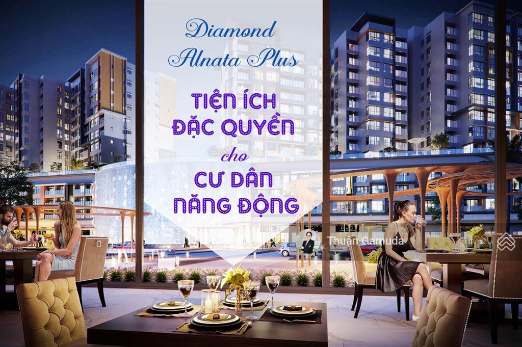 Chỉ 7.1tỷ  dt 88m2  căn 2pn2wc  diamond alnata plus  view công viên yên tĩnh, vị trí đẹp