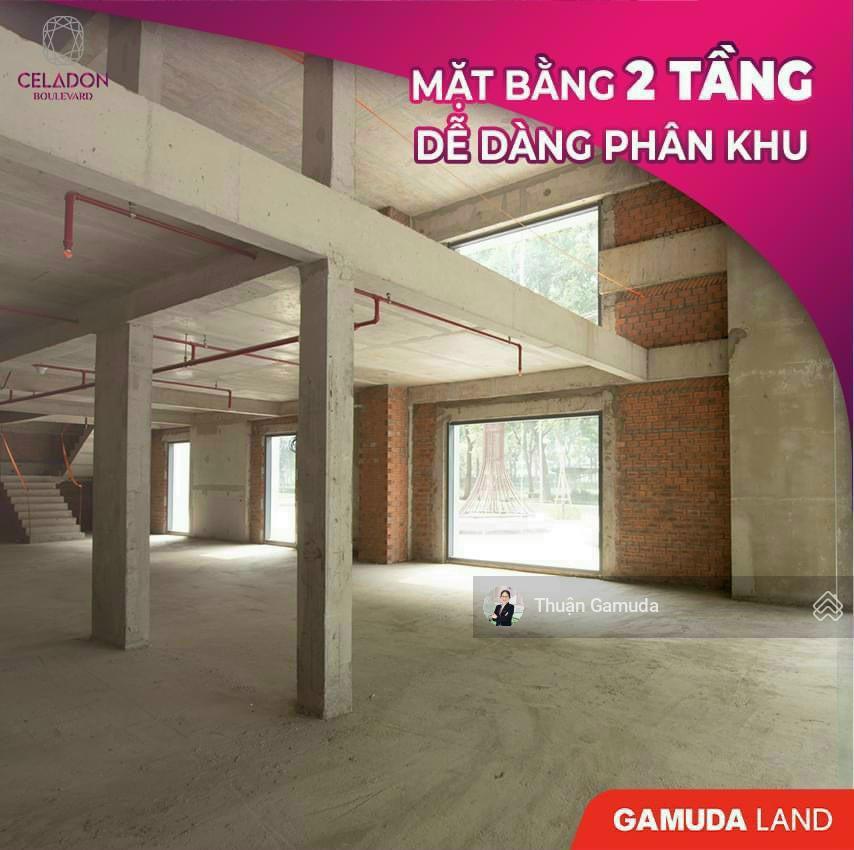 Lợi nhuận thuê 9tỷ  bán shophouse celadon city  còn duy nhất 1 căn  mua giá gốc cđt  dt 535m2
