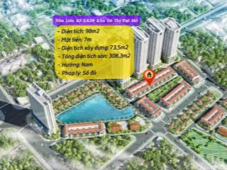 Bán gấp căn góc liền kề flc garden city cạnh hồ, 100m2 hoàn thiện. giá đầu tư 22 tỷ, sổ đỏ lâu dài