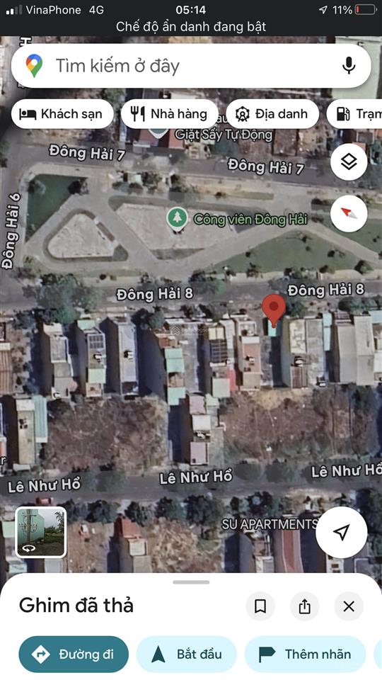 Bán lô đông hải 8 nhìn đối diện công viên dt 100m2 (5x20m) giá bán 5 tỷ150 ,  0914 433 ***