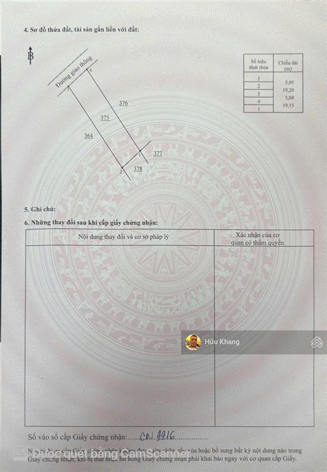 Xã long thành gần ngay dt769  gần ngay 248ha đấu giá  dt 95.6m2 tc full  bán nhanh 1.8ty có bớt