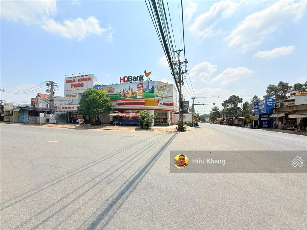 Thích hợp tách thửa nhỏ  xã long thành góc hai mặt tiền dt 1981m2 tc 100m2sát bên stc long thành