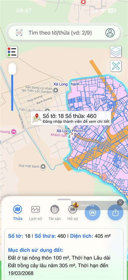 Mặt tiền nguyễn văn ký gần ngay khu tiến lộc  sát bên tuyến 25c (t1) sân bay  dt 405m2 tc 100m2