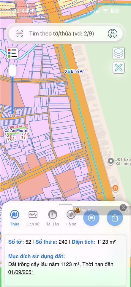 An phước gần ngay 77ha mũi tàu  dt 1123m2 ngang 16.37m sổ hồng riêng hẻm oto giá ngộp bán nhanh