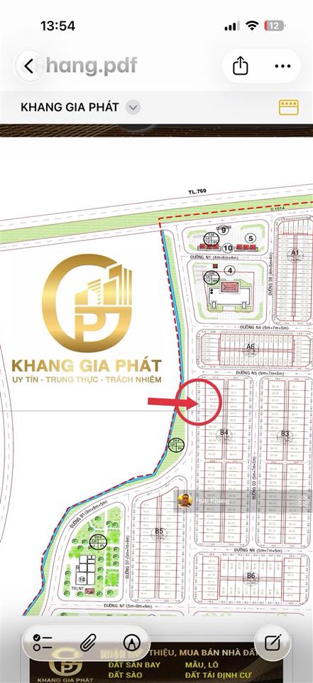 D2d lộc an  xã long thành  trục chính d1 kế chợ  ngay sát dt769 dt 196.9m2 ngang 8m giá cực ngộp