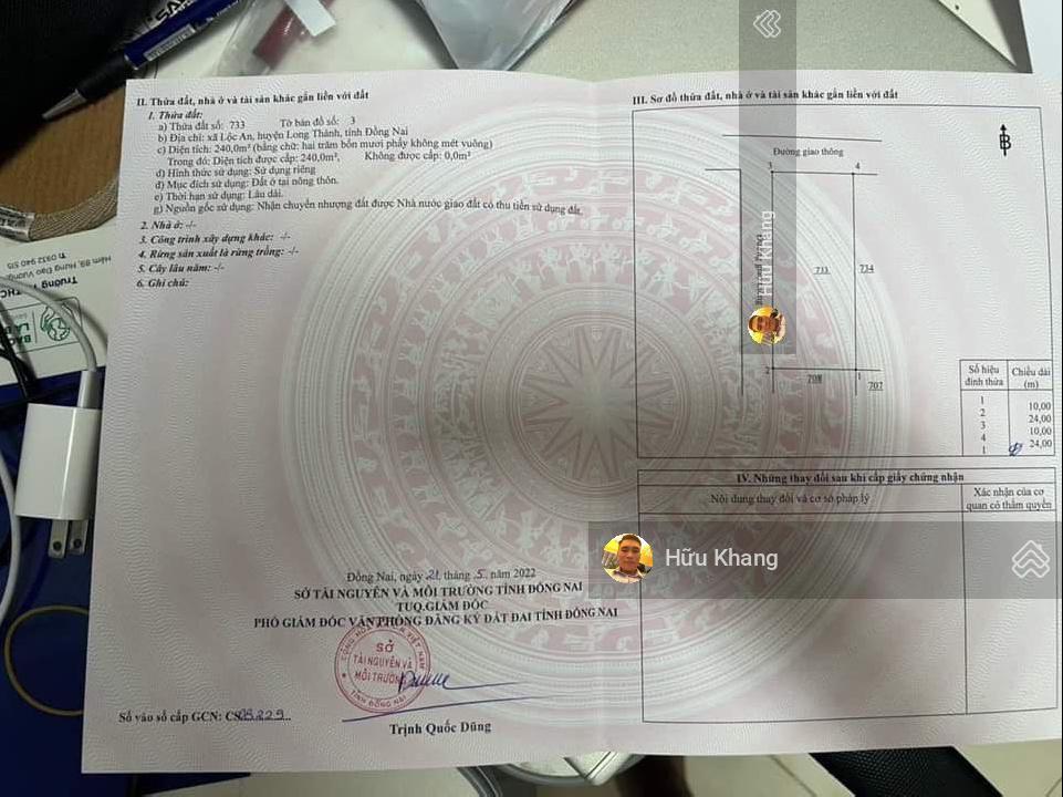 D2d lộc an  lô góc 10mx24m sổ sẵn ngay cạnh trường song ngữ  nhà ở xh  giá ngộp   0908 862 ***