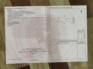 Đất xã long đức sát ngay kcn long đức dt 100m2 sổ riêng tc 100% giá ngộp 1ty350  đường bê tông 6m