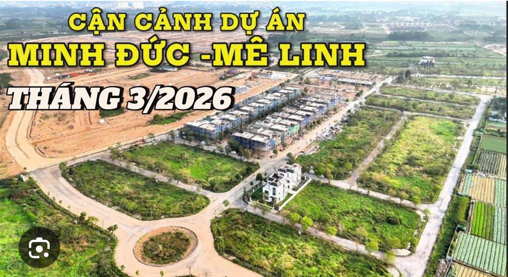 Chỉ với 45tr/m2 nền biệt thự góc, vị trí hoa hậu dự án minh đức mê linh hà nội