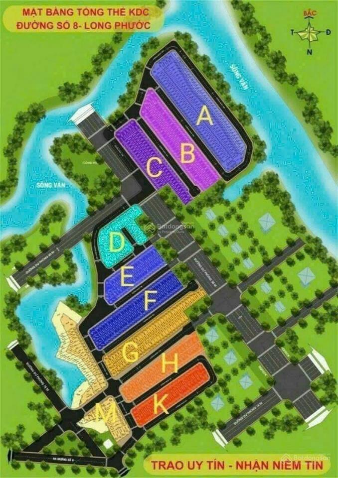 Kẹt tiền cần bán chỉ 1.95 tỷ/ 55.4m2, đường 8 long phước, hcm. gần vinhome grand park