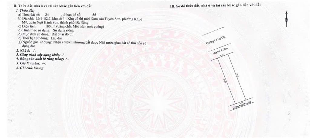 Bán đất cặp lê hy cát nam việt á, sát sông, view đẹp, xây cao tầng dt 200m, tặng gpxd 5 tầng, tum
