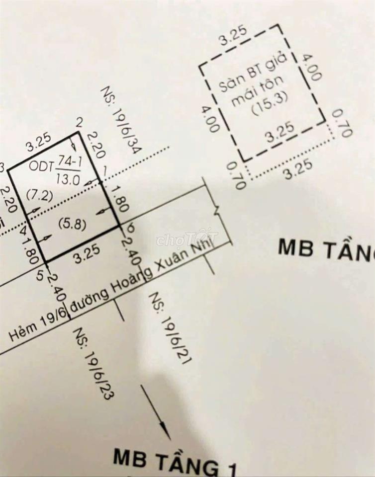 Nhà 2 lầu Ngay Ngã Tư Lạc Long Quân Âu Cơ