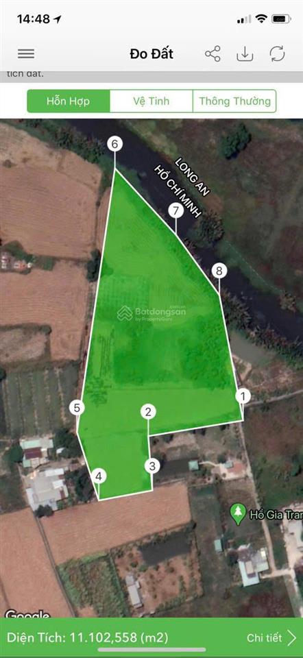 Giảm 7 tỷ bán gấp 10.000m2 đất qui đức, bình chánh view sông sinh thái