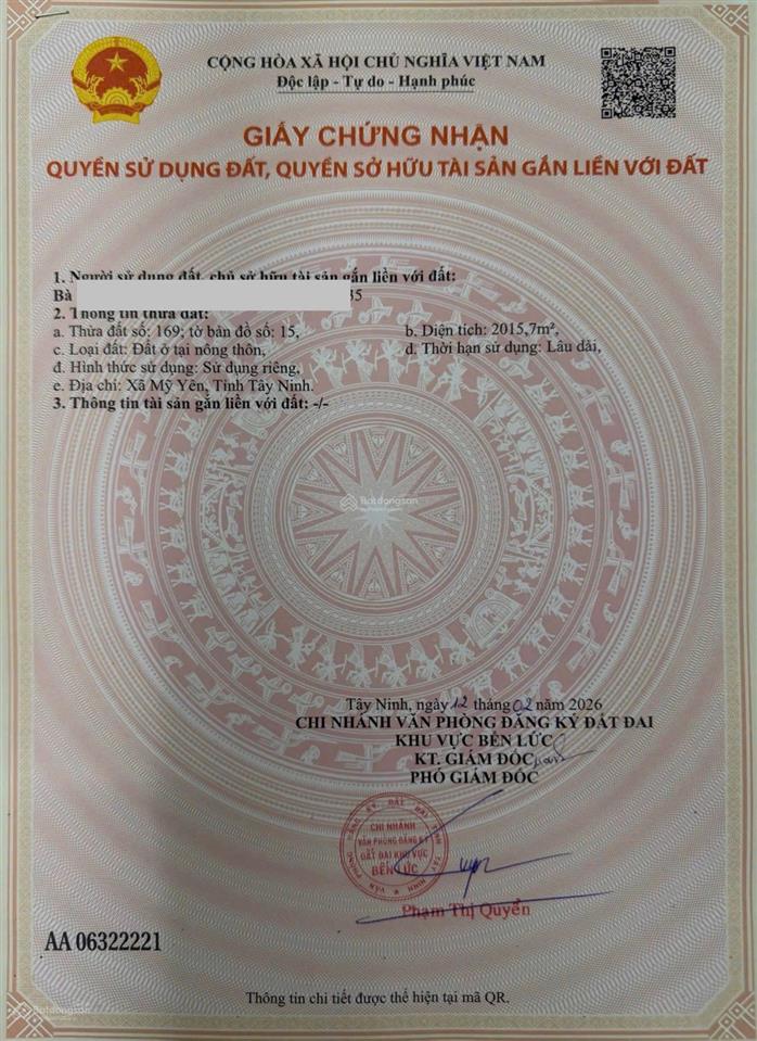 Bán gấp 2000m2 bến lức long an!!!!