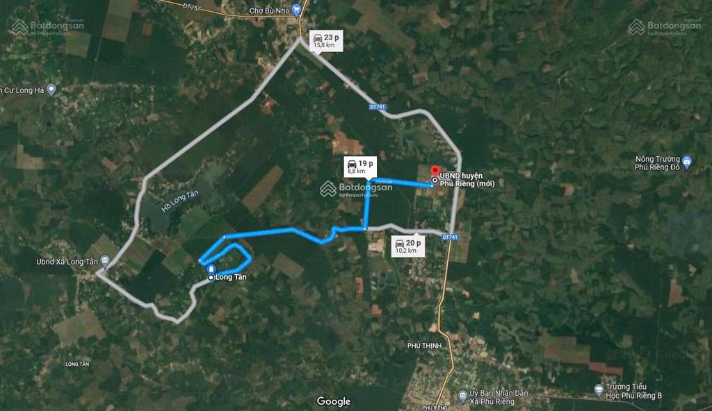 Bán đất nền 100m2 tc mặt tiền 12m, đường nhựa liên xã dc đông đúc, gần kcn lt 500m, 1.5% hh cho mg