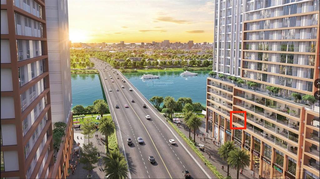 Căn góc 2pn view trực diện sông (75,1m2) vốn dự kiến chỉ từ 1,3 tỷ, cho thuê 25  30tr/tháng