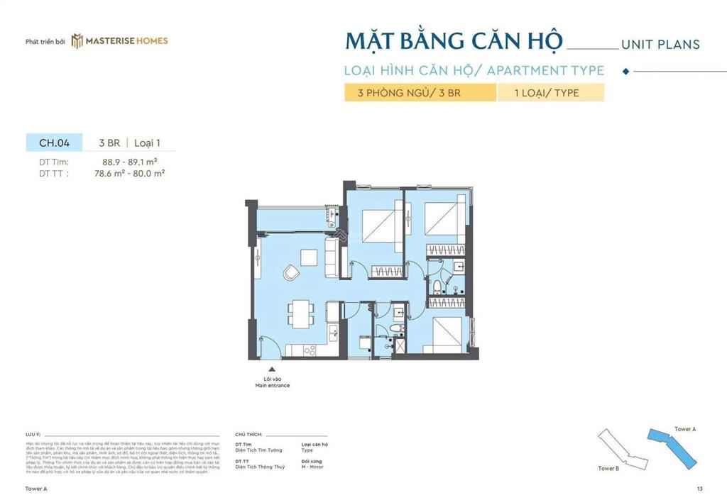 Duy nhất căn góc 3pn view sông, tầng cao, giá gốc cđt, hỗ trợ 0% ls đến 31/03/2028
