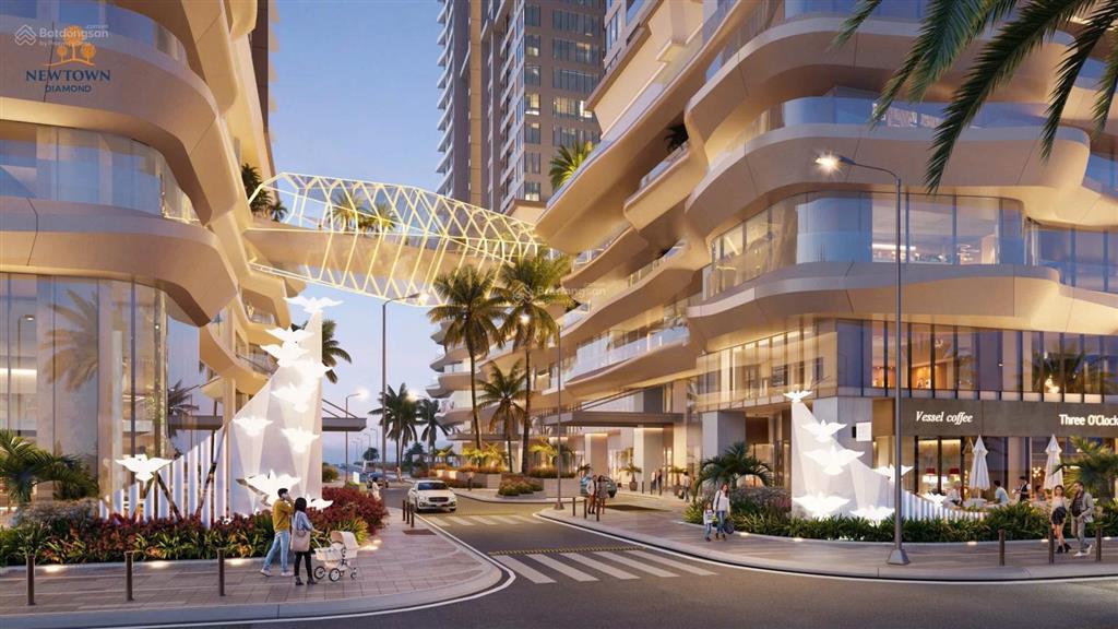 Căn 2pn 83m2 newtown tầng cao view biển, sở hữu lâu dài, dt cho thuê 20  25tr/tháng