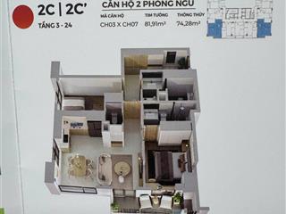 Căn góc 2pn 74,28m2 rẻ hàng hiyori, full nội thất chuẩn nhật, quý 2/2027 bàn giao