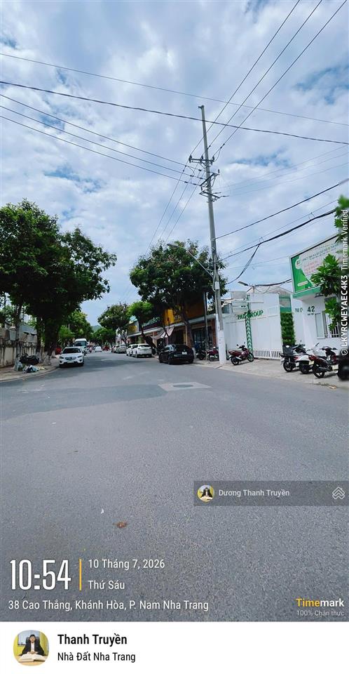 Bán nhà 2 tầng mặt tiền cao thắng  cạnh bệnh viện tâm trí  dòng tiền 7 triệu/tháng  giá 8,5 tỷ