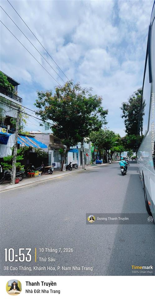 Bán nhà 2 tầng mặt tiền cao thắng  cạnh bệnh viện tâm trí  dòng tiền 7 triệu/tháng  giá 8,5 tỷ