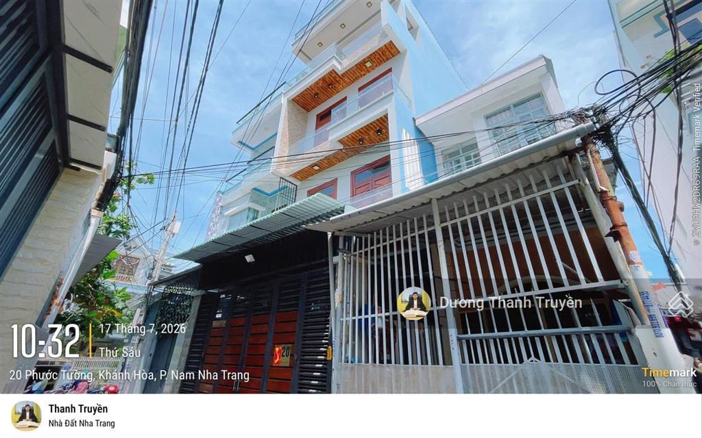 Bán nhà 4 tầng 2 mặt tiền đường ô tô, cạnh chung cư ph, chỉ 1,2km ra biển, giá chỉ 6,6 tỷ có tl