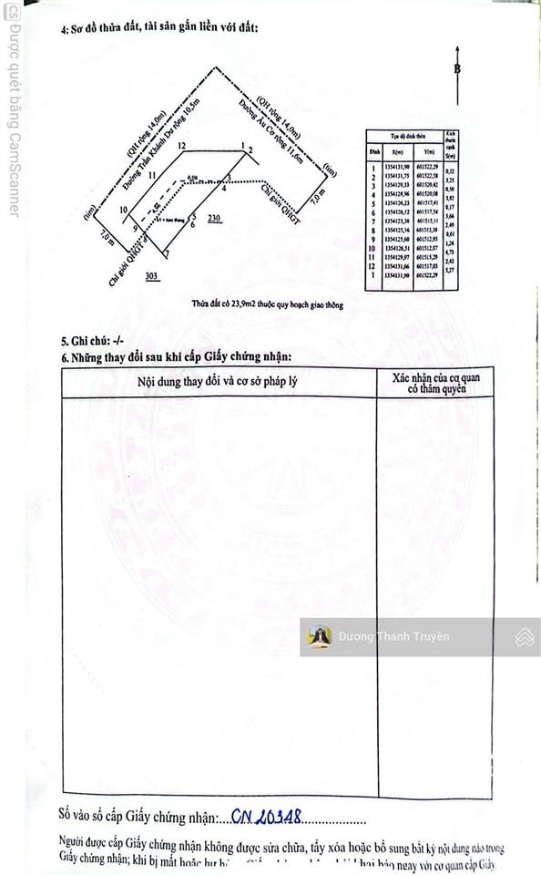 Bán nhà 4 tầng gần biển căn góc 2 mặt tiền đường âu cơ, đang cho thuê 19triệu/tháng, giá chỉ 7,5 tỷ