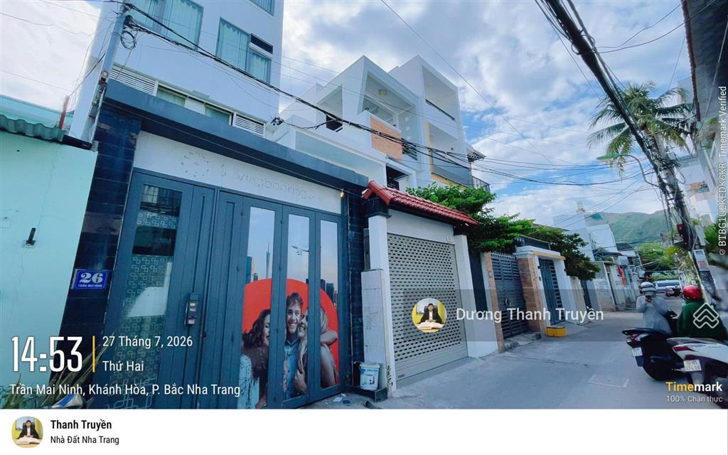 Bán nhà 7 tầng có thang máy 13 phòng cho thuê full  cách biển hòn chồng chỉ 350m  giá chỉ 7,5 tỷ