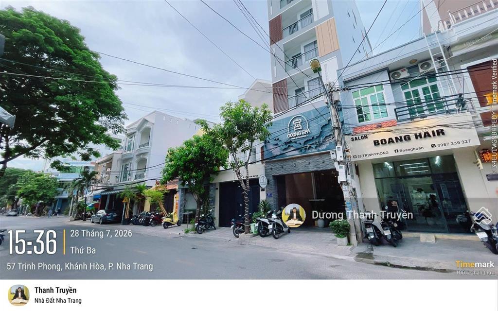 Bán nhà 2 tầng mặt tiền đường trịnh phong dòng tiền 12 triệu/tháng, cách biển chỉ 800m, giá 10,5 tỷ