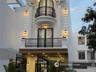 Hạ giá 400tr bán nhà đẹp 3 tầng tân cổ điển mặt tiền đường 13m, kđt hà quang 2, gần sông, 10,5 tỷ