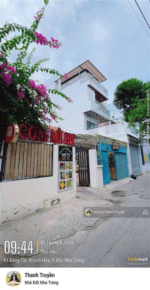Bán đất tặng nhà đang có dòng tiền cạnh đường đặng tất, chỉ 400m ra biển hòn chồng, giá chỉ 19,6 tỷ