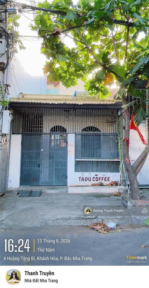 Bán đất tặng nhà cấp 4 mặt tiền hoàng tăng bí, cách biển hòn chồng 700m, sổ hồng, giá chỉ 7,1 tỷ