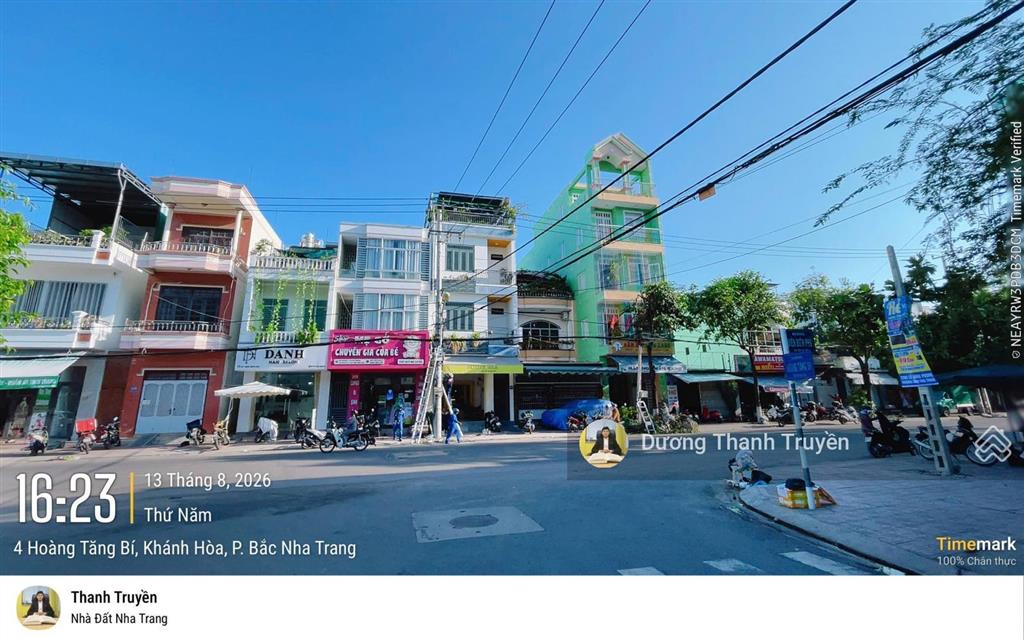 Bán đất tặng nhà cấp 4 mặt tiền hoàng tăng bí, cách biển hòn chồng 700m, sổ hồng, giá chỉ 7,1 tỷ