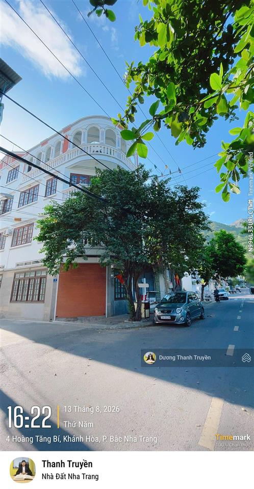 Bán đất tặng nhà cấp 4 mặt tiền hoàng tăng bí, cách biển hòn chồng 700m, sổ hồng, giá chỉ 7,1 tỷ