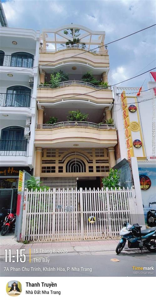 Bán nhà 4 tầng mặt tiền phan chu trinh cách biển chỉ 300m, ngay tt vùng lõi nha trang, giá 27,5 tỷ