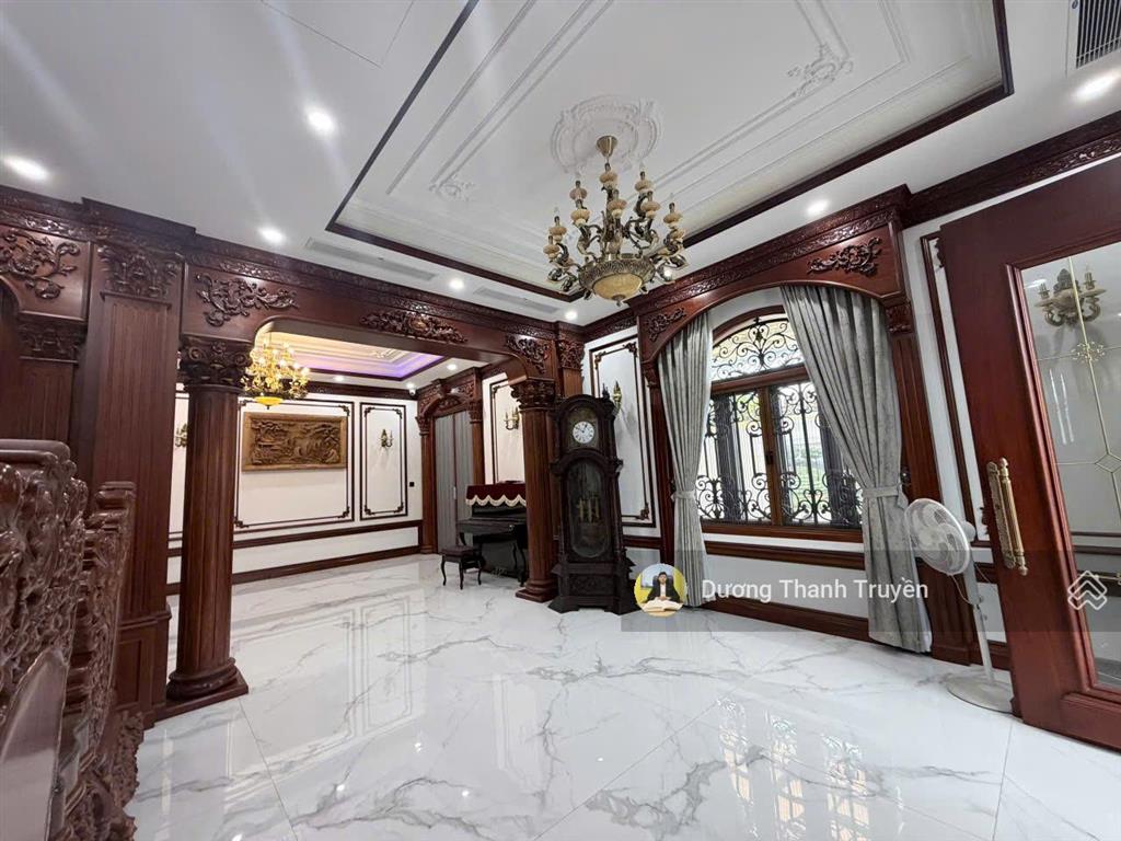Bán biệt thự vip 4 tầng view trực diện sông kđt an bình tân, full nội thất gỗ cao cấp, giá 60 tỷ