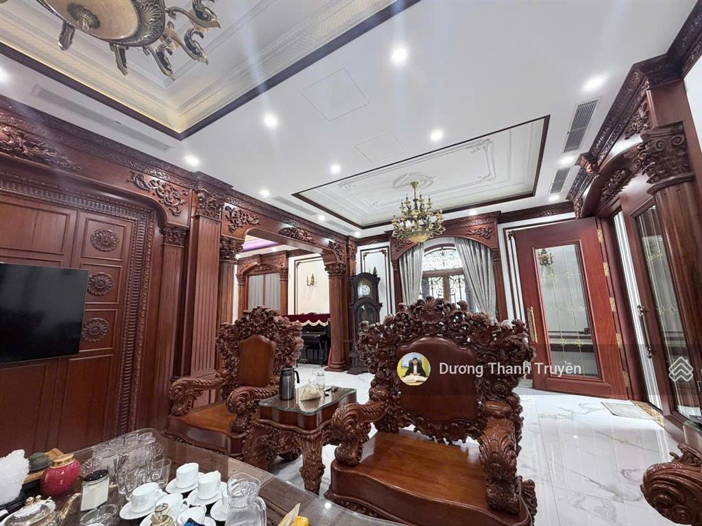 Bán biệt thự vip 4 tầng view trực diện sông kđt an bình tân, full nội thất gỗ cao cấp, giá 60 tỷ