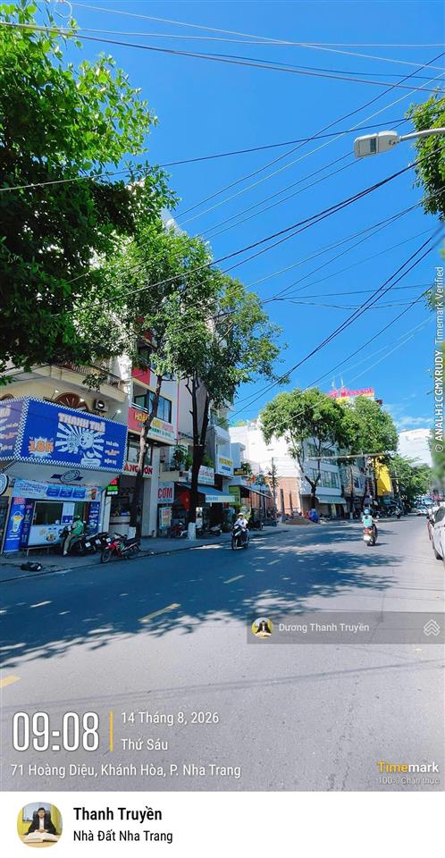 Bán nhà 3 tầng góc 3 mặt tiền đường hoàng diệu, dòng tiền 22tr/tháng, cách biển 650m, giá chỉ 25 tỷ