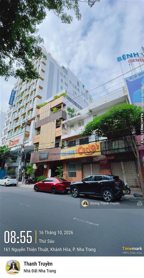 Chủ giảm 5 tỷ bán gấp nhà 3 tầng mặt tiền nguyễn thiện thuật phố tây, ngang 10,5m, đường 20m, 55 tỷ