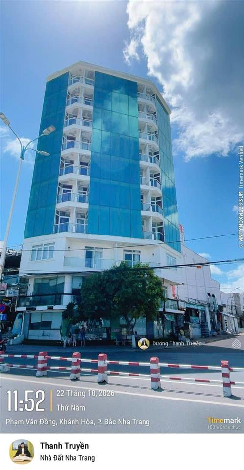 Bán khách sạn la mer hotel 10 tầng lô góc 2 mặt tiền phạm văn đồng, 31 phòng, view biển, giá 45 tỷ