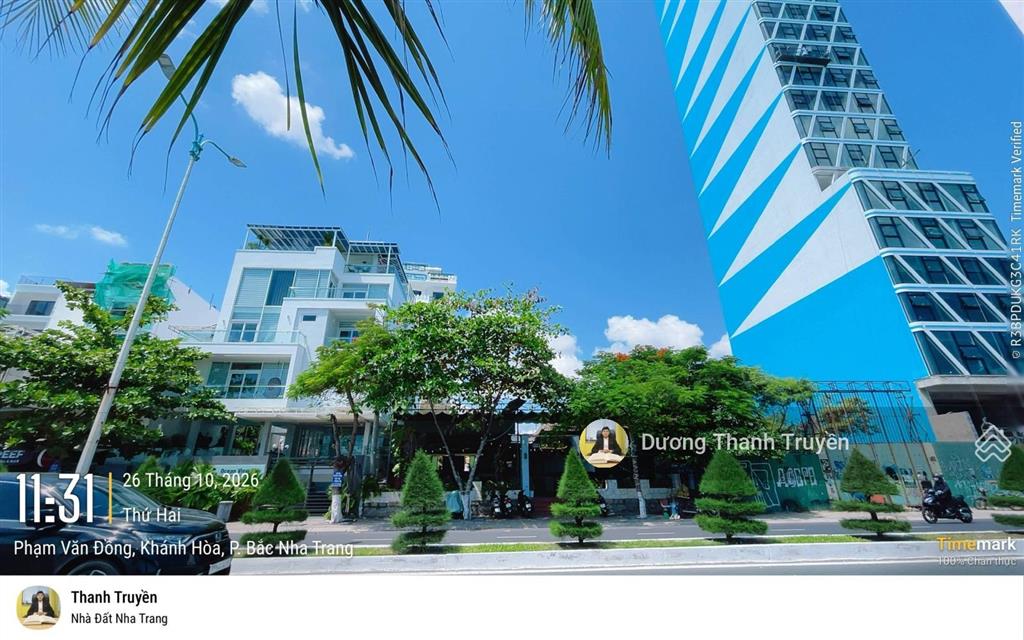 Hiếm bán lô đất đẹp 2 mặt tiền phạm văn đồng, view trực diện biển, ngang đẹp 16m, giá 250 triệu/m2