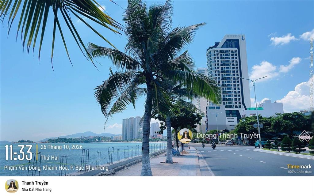 Hiếm bán lô đất đẹp 2 mặt tiền phạm văn đồng, view trực diện biển, ngang đẹp 16m, giá 250 triệu/m2