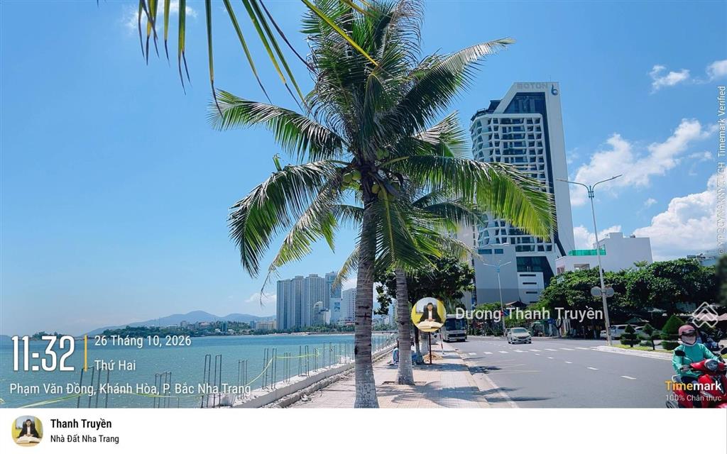 Hiếm bán lô đất đẹp 2 mặt tiền phạm văn đồng, view trực diện biển, ngang đẹp 16m, giá 250 triệu/m2