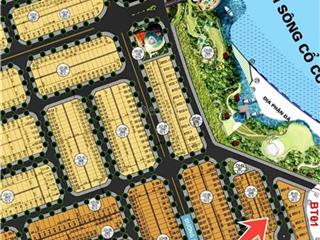 Lô 105m2 đối diện block biệt thự kề sông chỉ 3 tỷ (rẻ nhất kđt)